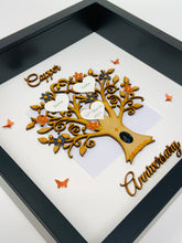 Load image into Gallery viewer, 7th Copper & Black 7 Years Wedding Anniversary Frame - Wooden