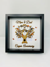 Load image into Gallery viewer, 22nd Copper & Black 22 Years Wedding Anniversary Frame - Mum & Dad