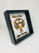 Load image into Gallery viewer, 3rd Leather 3 Years Wedding Anniversary Frame - Mum & Dad