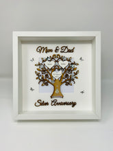 Load image into Gallery viewer, 25th Silver 25 Years Wedding Anniversary Frame - Mum & Dad