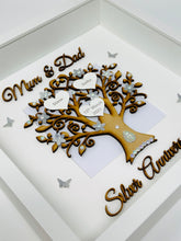 Load image into Gallery viewer, 25th Silver 25 Years Wedding Anniversary Frame - Mum & Dad