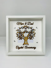 Load image into Gallery viewer, 15th Crystal 15 Years Wedding Anniversary Frame - Mum & Dad