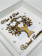 Load image into Gallery viewer, 5th Wood 5 Years Wedding Anniversary Frame - Mum & Dad