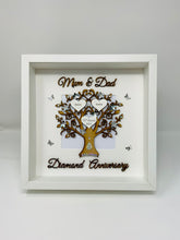 Load image into Gallery viewer, 60th Diamond 60 Years Wedding Anniversary Frame - Mum & Dad