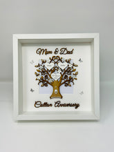 Load image into Gallery viewer, 2nd Cotton 2 Years Wedding Anniversary Frame - Mum & Dad