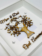 Load image into Gallery viewer, 24th Opal 24 Years Wedding Anniversary Frame - Mum & Dad
