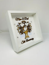 Load image into Gallery viewer, 12th Silk 12 Years Wedding Anniversary Frame - Mum & Dad