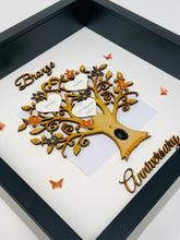 Load image into Gallery viewer, 8th Bronze 8 Years Wedding Anniversary Frame - Wooden