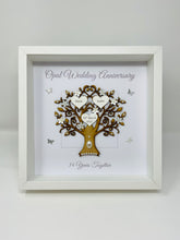 Load image into Gallery viewer, 34th Opal 34 Years Wedding Anniversary Frame - Message