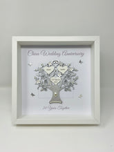 Load image into Gallery viewer, 20th China 20 Years Wedding Anniversary Frame - Message Metallic