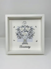 Load image into Gallery viewer, 10th Tin 10 Years Wedding Anniversary Frame - Wooden Metallic