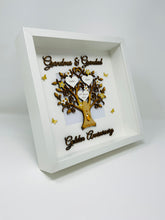 Load image into Gallery viewer, 50th Golden 50 Years Wedding Anniversary Frame - Grandma & Grandad