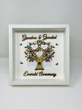 Load image into Gallery viewer, 55th Emerald 55 Years Wedding Anniversary Frame - Grandma & Grandad