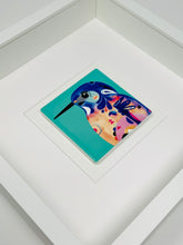 Load image into Gallery viewer, Ceramic Turquoise Kingfisher Art Picture Frame