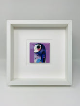Load image into Gallery viewer, Ceramic Purple Owl Art Picture Frame