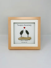 Load image into Gallery viewer, 31st Timepiece 31 Years Wedding Anniversary Frame - Pebble Birds