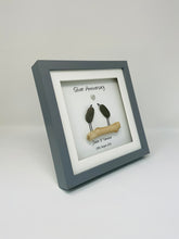 Load image into Gallery viewer, 25th Silver 25 Years Wedding Anniversary Frame - Pebble Birds