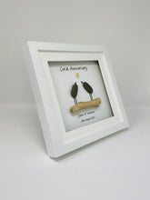 Load image into Gallery viewer, 35th Coral 35 Years Wedding Anniversary Frame - Pebble Birds