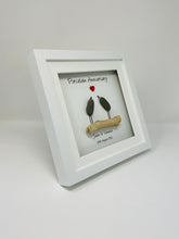 Load image into Gallery viewer, 18th Porcelain 18 Years Wedding Anniversary Frame - Pebble Birds