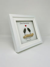 Load image into Gallery viewer, 20th China 20 Years Wedding Anniversary Frame - Pebble Birds