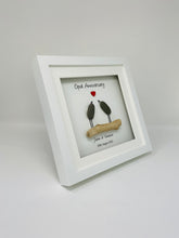 Load image into Gallery viewer, 34th Opal 34 Years Wedding Anniversary Frame - Pebble Birds