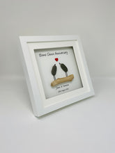 Load image into Gallery viewer, 36th Bone China 36 Years Wedding Anniversary Frame - Pebble Birds