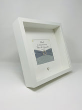 Load image into Gallery viewer, 11th Steel 11 Years Wedding Anniversary Ribbon Frame - Pebble