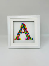 Load image into Gallery viewer, Pom Pom Letter Frame - A
