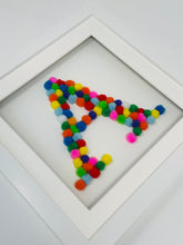 Load image into Gallery viewer, Pom Pom Letter Frame - A