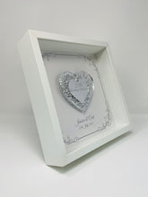 Load image into Gallery viewer, 20th 20 Years China Wedding Anniversary Frame - Intricate Mirror Heart