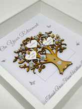 Load image into Gallery viewer, Retirement Gift Frame - Grey & Silver Glitter