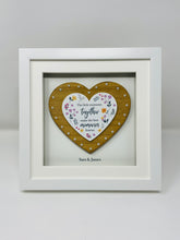 Load image into Gallery viewer, Personalised Heart Frame - Little Moments Together, Make The Best Memories