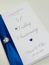 Load image into Gallery viewer, 41st Wedding Anniversary Card - Office Decor 41 Year Forty First Anniversary Luxury Greeting Card Personalised
