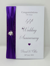 Load image into Gallery viewer, 44th Wedding Anniversary Card - Electronics 44 Year Forty Fourth Anniversary Luxury Greeting Personalised