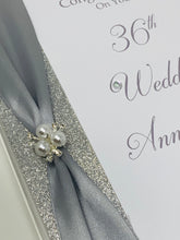 Load image into Gallery viewer, 36th Wedding Anniversary Card - Bone China 36 Year Thirty Sixth Anniversary Luxury Greeting Card, Personalised