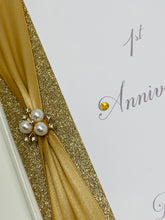 Load image into Gallery viewer, 1st Anniversary Card - Paper 1 Year First Wedding Anniversary Luxury Greeting Card Personalised
