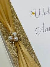 Load image into Gallery viewer, Mum and Dad Wedding Anniversary Card - Any Year Anniversary Luxury Greeting Card Personalised