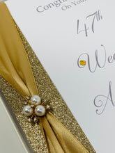 Load image into Gallery viewer, 47th Wedding Anniversary Card - Garden 47 Year Forty Seventh Anniversary Luxury Greeting Personalised