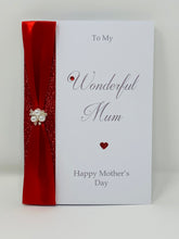 Load image into Gallery viewer, Mother's Day Card Special Sentimental Card for Mum With Gift Box Luxury Ribbon