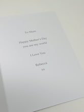 Load image into Gallery viewer, Mother's Day Card Special Sentimental Card for Mum With Gift Box Luxury Ribbon