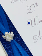 Load image into Gallery viewer, 27th Wedding Anniversary Card - Sculpture 27 Year Twenty Seventh Anniversary Luxury Greeting Card Personalised