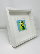 Load image into Gallery viewer, Ceramic Budgerigar Bird Blue Art Picture Frame