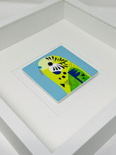 Load image into Gallery viewer, Ceramic Budgerigar Bird Blue Art Picture Frame