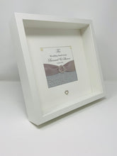 Load image into Gallery viewer, 10th Tin 10 Years Wedding Anniversary Ribbon Frame - Pebble