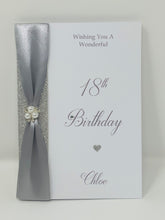 Load image into Gallery viewer, 18th Birthday Card - Personalised Luxury Greeting Card