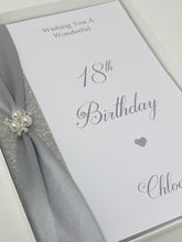 Load image into Gallery viewer, 18th Birthday Card - Personalised Luxury Greeting Card