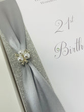 Load image into Gallery viewer, 21st Birthday Card - Personalised Luxury Greeting Card