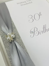 Load image into Gallery viewer, 30th Birthday Card - Personalised Luxury Greeting Card