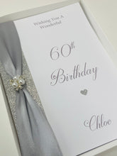 Load image into Gallery viewer, 60th Birthday Card - Personalised Luxury Greeting Card