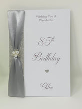 Load image into Gallery viewer, 85th Birthday Card - Personalised Luxury Greeting Card